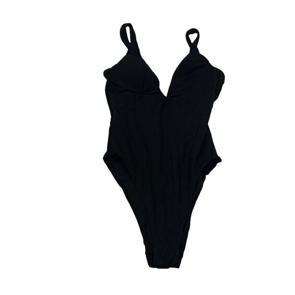 Seafolly Women's Black Collective V Neck One Piece Size 4 NWT - Picture 6 of 13